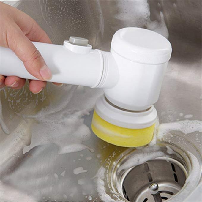 brosse de nettoyage électrique tenue dans la main de fenêtre multifonctionnelle pour la salle de bains