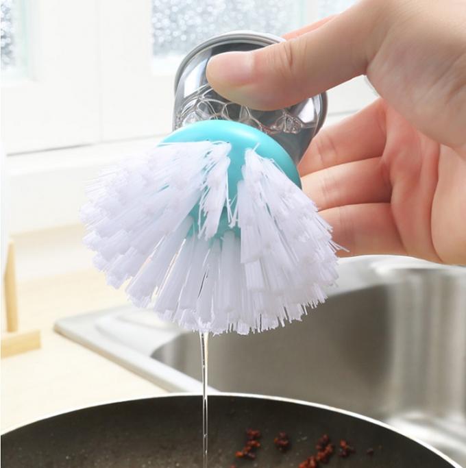 Brosse de nettoyage de chaudière de vaisselle avec la poignée en plastique