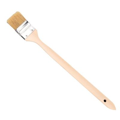 Bent Long Wooden Handle Radiator Brush Radiator Bent Paint Brush with Bristle Hair Elbow Radiator Paint Brush