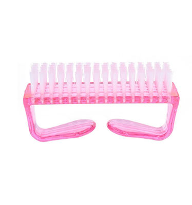 Plastic Fingernail Scrub Cleaning Brushes Handle Grip Nail Brush for Toes