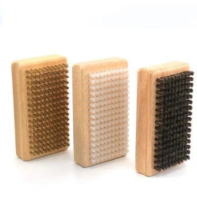 12*7cm Wooden Snowboard Wax Brushes Copper Wire Nylon Horsehair Bristle Snow Waxing Polishing Degreasing Snowsport Cleaning Tool