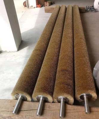 Industrial Polishing Derusting Metal Drawing Derusting Grinding Copper Wire Brush Roller